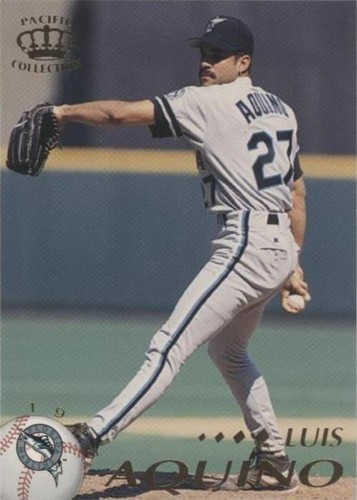 1995 Pacific Crown Collection - Luis Aquino #165