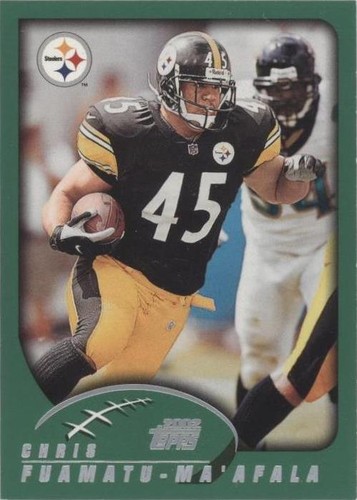 2002 Topps Chris Fuamatu-Ma'afala #182