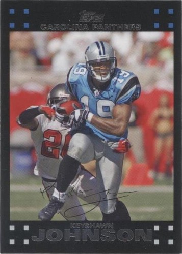 2007 Topps Keyshawn Johnson #125
