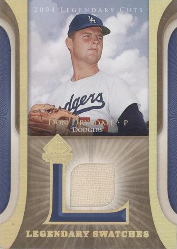 2004 SP Legendary Cuts - Don Drysdale #LSW-DD