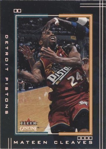 2001-02 Fleer Genuine - Mateen Cleaves #48