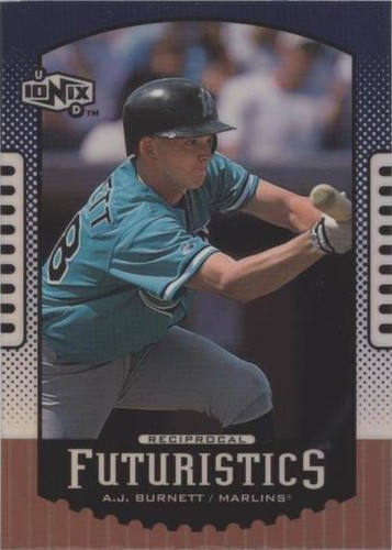 2000 Upper Deck Ionix - A. J. Burnett #R89