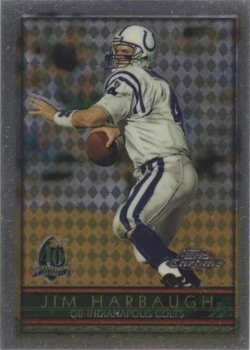 1996 Topps Chrome Jim Harbaugh #118