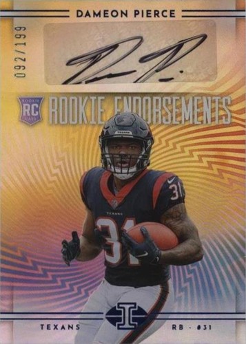 2022 Panini Illusions Dameon Pierce #RE-DP