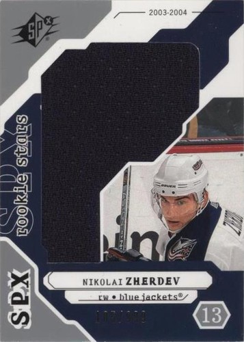 2003-04 SPx - Nikolai Zherdev #236