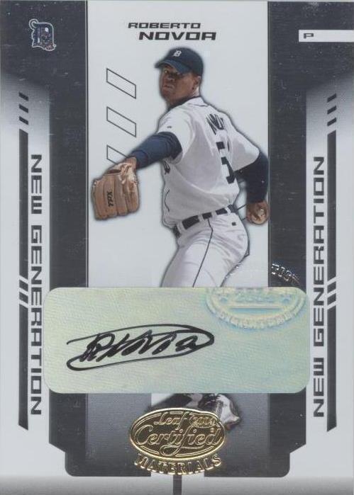 2004 Leaf Certified Materials - Roberto Novoa #267