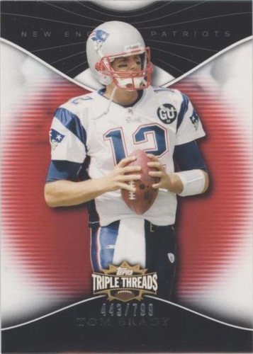 2009 Topps Triple Threads Tom Brady #28