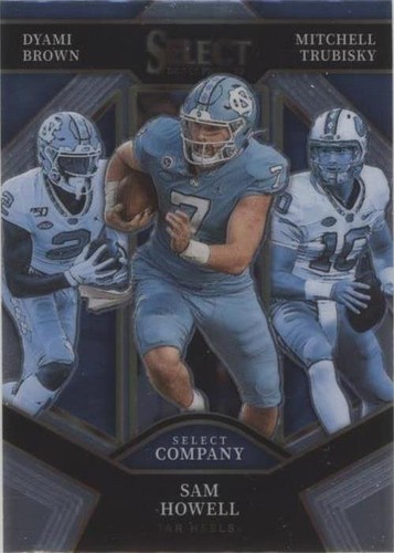 2022 Panini Select Draft Picks Dyami Brown Mitchell Trubisky Sam Howell #SC-UNC