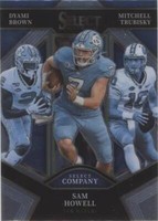2022 Panini Select Draft Picks Dyami Brown Mitchell Trubisky Sam Howell #SC-UNC