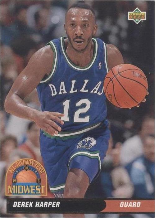 Cubierta superior 1992-93 - Derek Harper #AD15