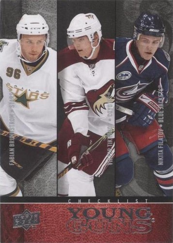 2008-09 Upper Deck - Fabian Brunnstrom Nikita Filatov Viktor Tikhonov #500
