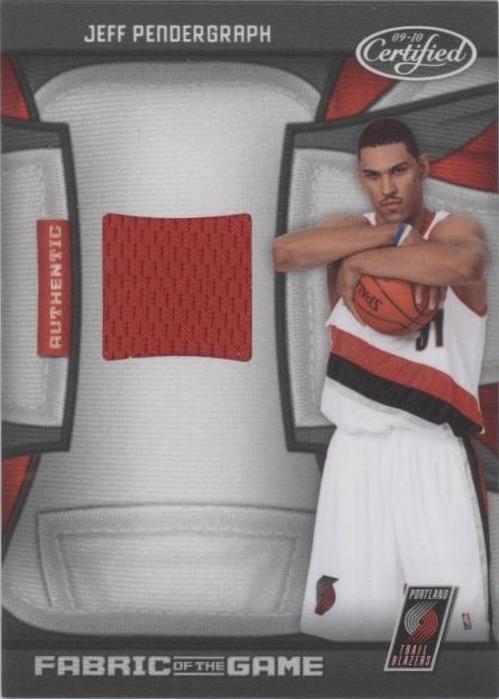 2009-10 Panini Certified - Jeff Pendergraph #FOG-JP