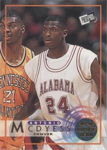 1996 Press Pass - Antonio McDyess #38