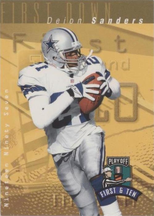 Playoff First & Ten 1997 Deion Sanders #180