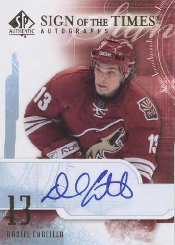 2008-09 SP Authentic - Daniel Carcillo #ST-DC