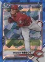 2021 Bowman Chrome Draft Sapphire Edition - Andrew Abbott #BDC-8