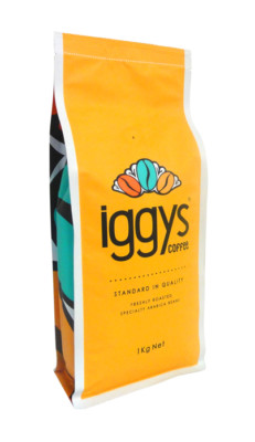 FRESHLY ROASTED PREMIUM COFFEE BEANS IGGYS COFFEE PNG SINGLE ORIGIN 250GR DARK