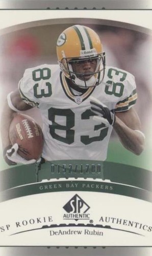 2003 SP Authentic Deandrew Rubin #183