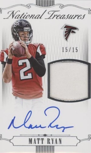 2015 Panini National Treasures Matt Ryan #MS-MR