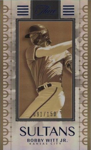 2022 Panini Three and Two - Bobby Witt Jr. #S-25