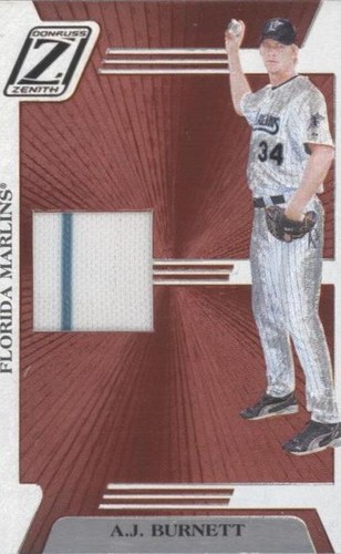 2005 Donruss Zenith - A. J. Burnett #ZB-71