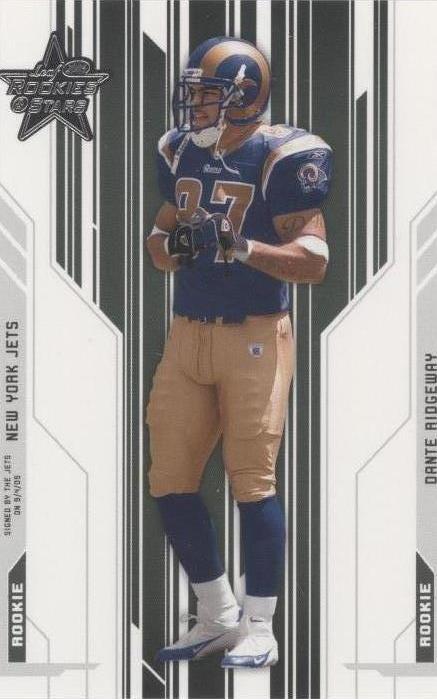2005 Leaf Rookies & Stars Dante Ridgeway #217