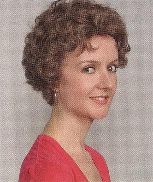 Monofilament Short Curly Fully Hand Tied Wig Petite Marcy Wig