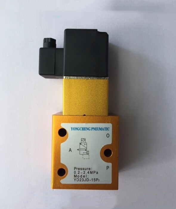 1PC YONGCHENG YO23JD-15P2 2-Position 3-Way High Pressure Solenoid Valve 220V New