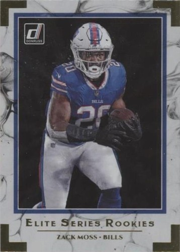 2020 Panini Donruss Zack Moss #ESR-ZM