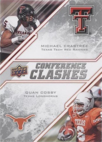 2009 Upper Deck Draft Edition Michael Crabtree Quan Cosby #269