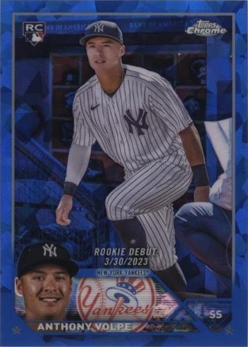 2023 Topps Chrome Update Series Sapphire Edition - Anthony Volpe #USCS163