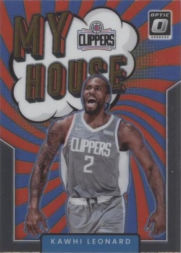 KAWHI LEONARD #7 2021-22 PANINI DONRUSS OPTIC My House | eBay