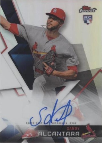 2018 Topps Finest - Sandy Alcantara #FA-SA
