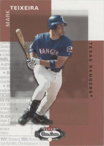 2002 Fleer Box Score - Mark Teixeira #165
