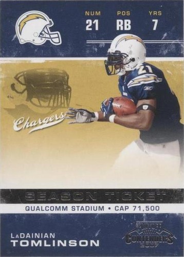 2007 Playoff Contenders LaDainian Tomlinson #79