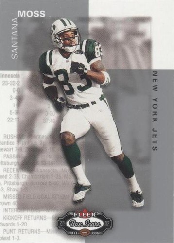 2002 Fleer Box Score Santana Moss #115