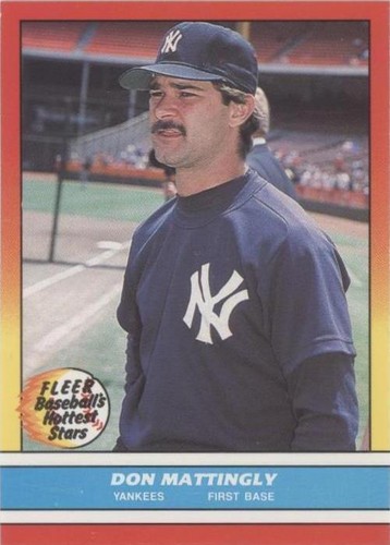 1988 Fleer Baseball's Hottest Stars - Don Mattingly #24