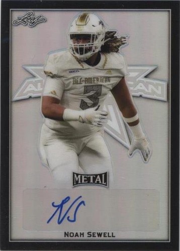 2020 Leaf Metal U.S. Army All-American Bowl Noah Sewell #BA-NS1