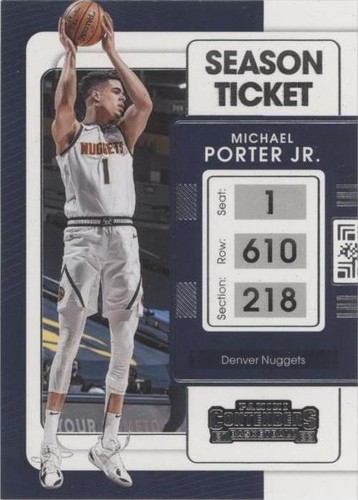 2021-22 Panini Contenders - Michael Porter Jr. #48