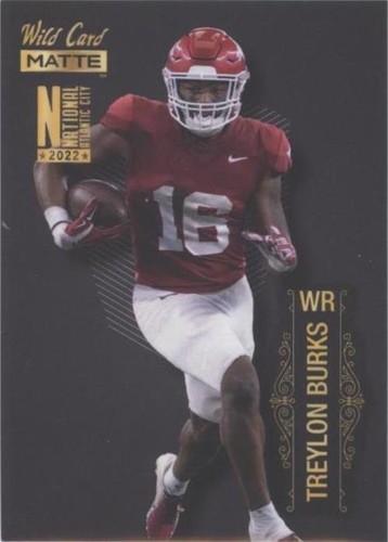 2022 Wild Card MATTE National Convention Treylon Burks #MBN-19