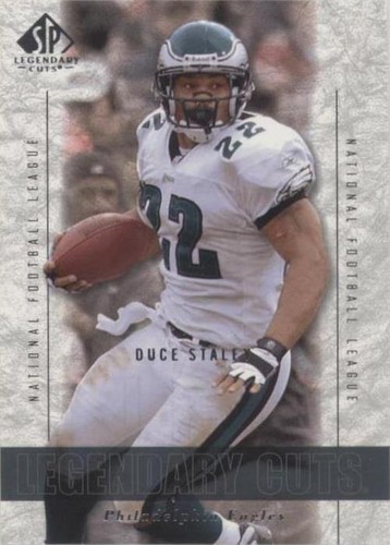 2002 SP Legendary Cuts Duce Staley #48