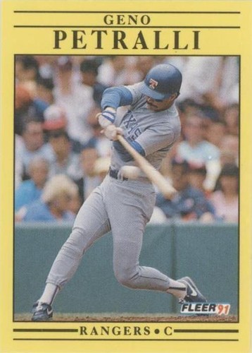 1991 Fleer - Geno Petralli #296