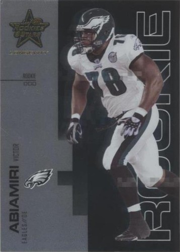 2007 Leaf Rookies & Stars Longevity Victor Abiamiri #189
