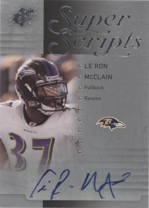2009 SPx Le'Ron McClain #S-MC