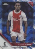 2021-22 Topps Chrome UCL Sapphire Edition Jurrien Timber #43