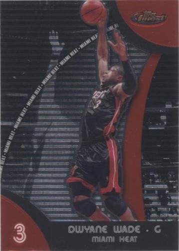 2007-08 Topps Finest - Dwyane Wade #3