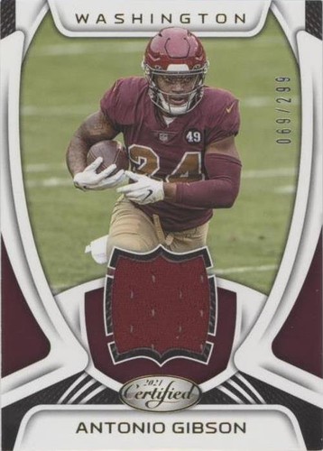 NFLカード Antonio Gibson サインカード2枚セット NFLカード Antonio Gibson サインカード2枚セット