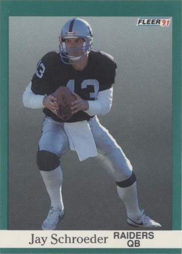 1991 Fleer Jay Schroeder #114