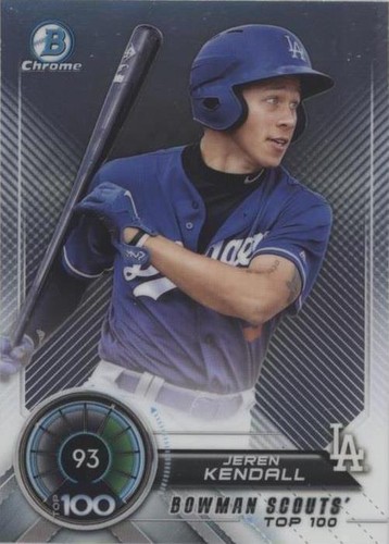 2018 Bowman - Jeren Kendall #BTP-93