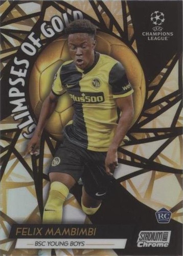 2021-22 Topps Stadium Club Chrome UCL Felix Mambimbi #GG-FM